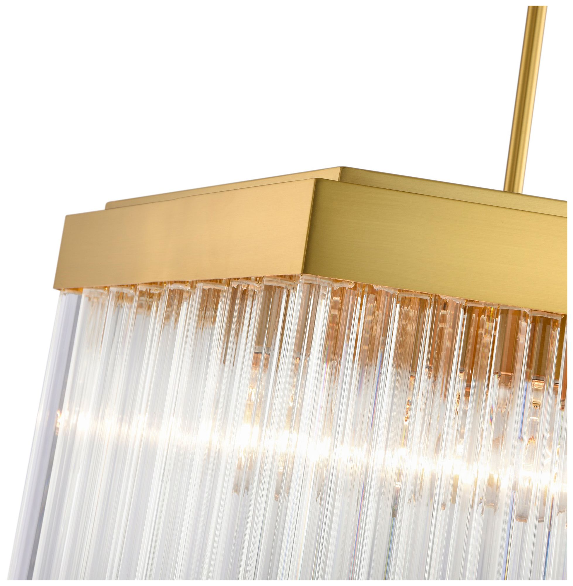 Image 4 ArtCraft Emma 21" Wide Brushed Brass Pendant Light more views