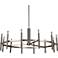 Artcraft Encore 40"W Polished Nickel 12-Light Chandelier