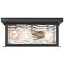 2_Artcraft Estate 12" Wide Black 3-Light Outdoor Ceiling Light more views