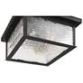 4_Artcraft Estate 12" Wide Black 3-Light Outdoor Ceiling Light more views