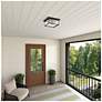 5_Artcraft Estate 12" Wide Black 3-Light Outdoor Ceiling Light more views