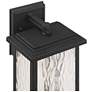 3_ArtCraft Estate 17" High Black 2-Light Outdoor Wall Light more views