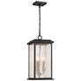 Thumbnail1 of Artcraft Estate 18" High Black 3-Light Outdoor Hanging Light