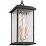 Thumbnail3 of Artcraft Estate 18" High Black 3-Light Outdoor Hanging Light more views