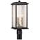Artcraft Estate 20" High Black 3-Light Outdoor Post Light