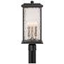 2_Artcraft Estate 20" High Black 3-Light Outdoor Post Light more views
