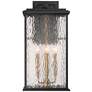 2_ArtCraft Estate 24" High Black 4-Light Outdoor Wall Light more views