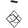 3_Artcraft Graymar 10 1/2" Wide Matte Black LED Mini Pendant more views