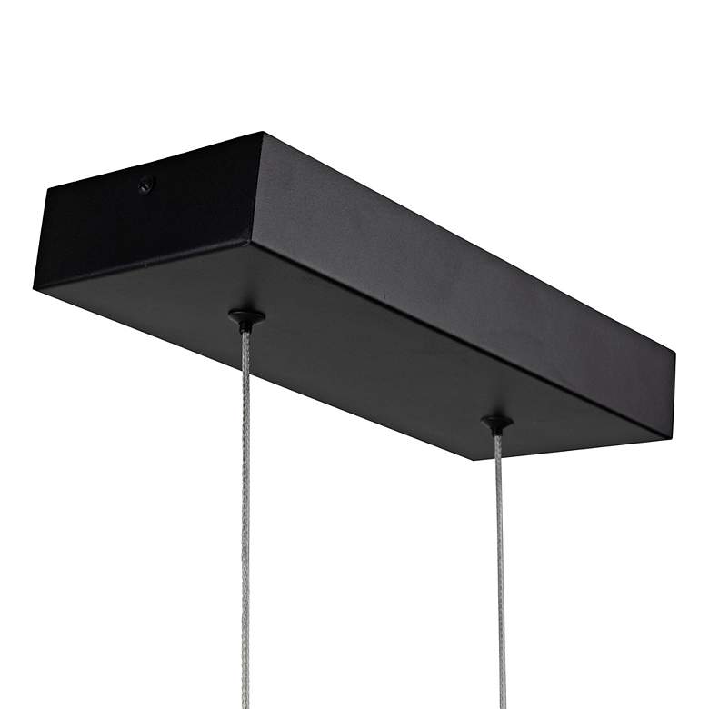 Image 7 Artcraft Graymar 34" Wide Matte Black LED Pendant Light more views