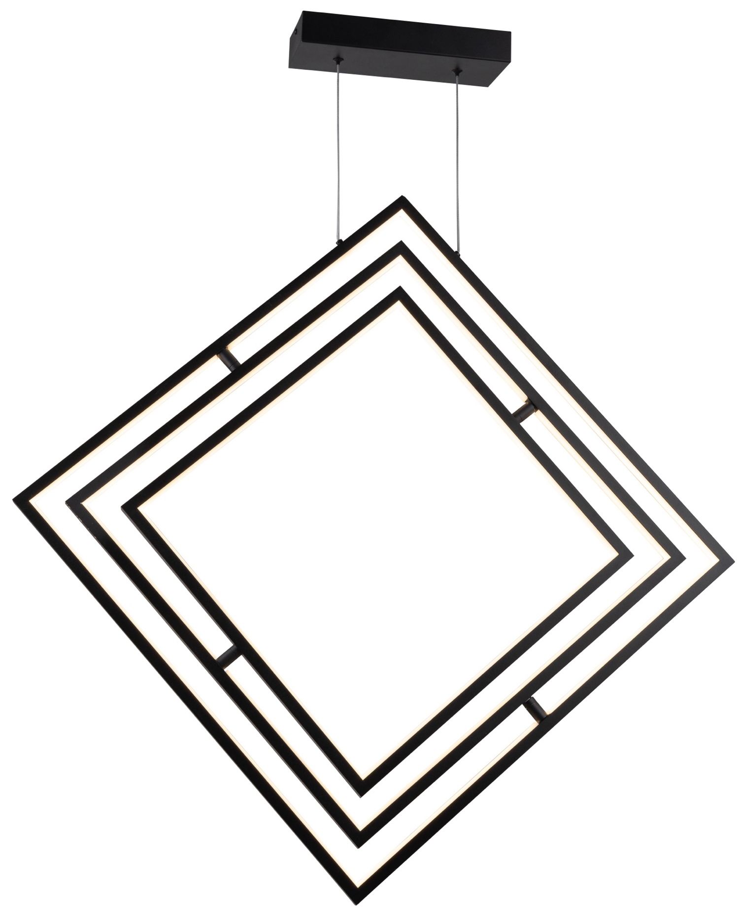 Image 3 Artcraft Graymar 34" Wide Matte Black LED Pendant Light - Made to Order more views