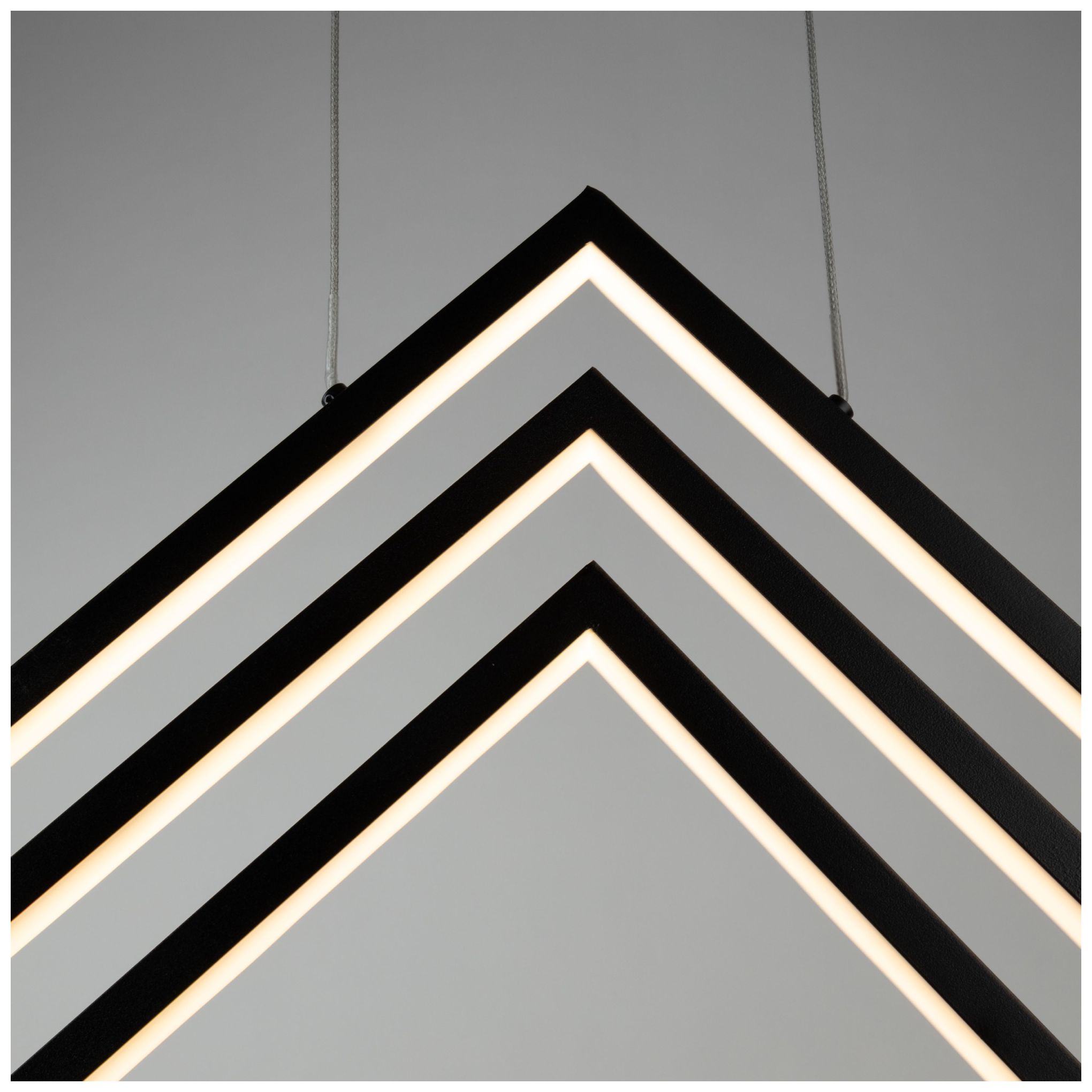 Artcraft Graymar 34" Wide Matte Black LED Pendant Light - Made to Order