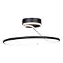 2_Artcraft Halo 19 3/4" Wide Black LED Ceiling Light more views