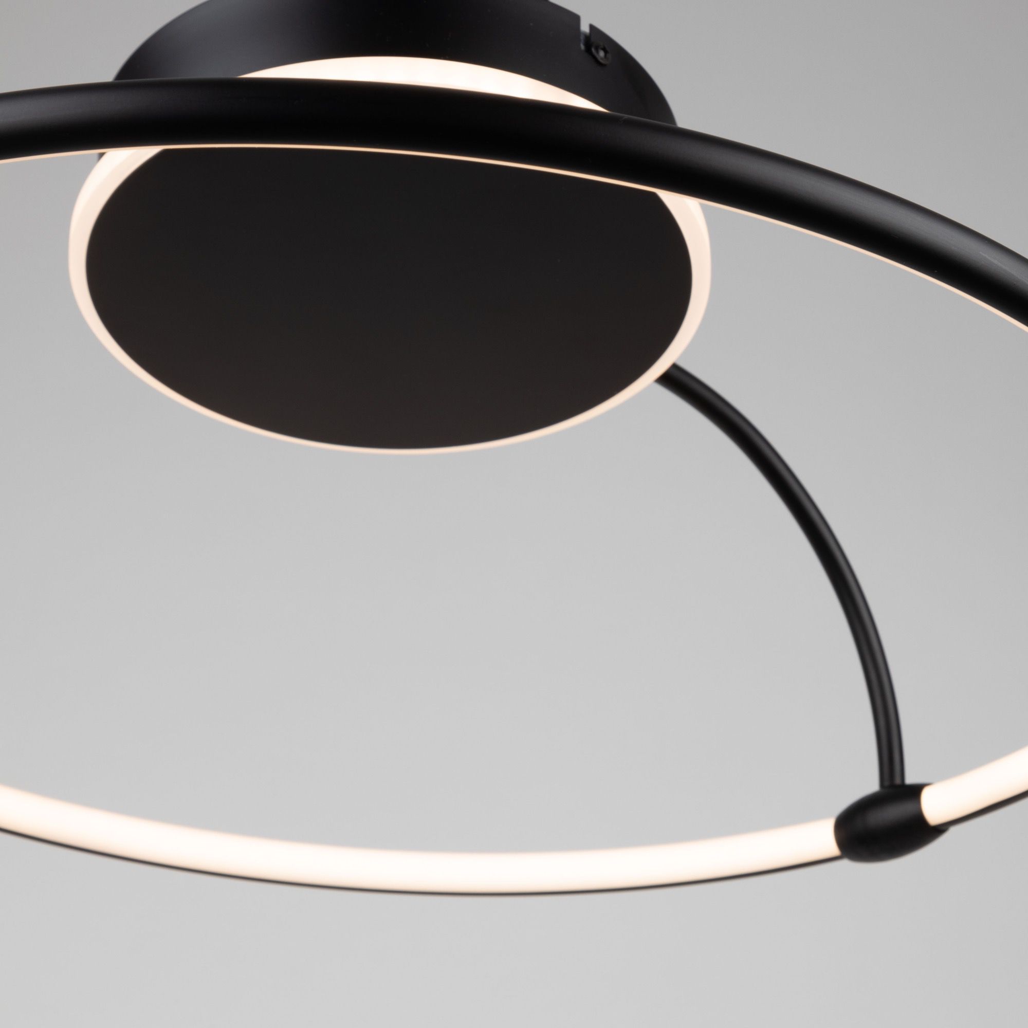Image 3 Artcraft Halo 19 3/4" Wide Black LED Ceiling Light more views