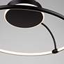 3_Artcraft Halo 19 3/4" Wide Black LED Ceiling Light more views