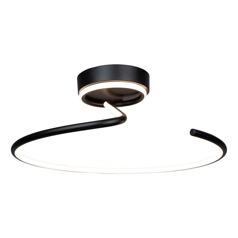 Image 5 Artcraft Halo 19 3/4" Wide Black LED Ceiling Light more views
