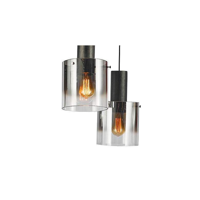 Image 2 Artcraft Henley 19 3/4" Wide Satin Black Multi-Light Pendant more views