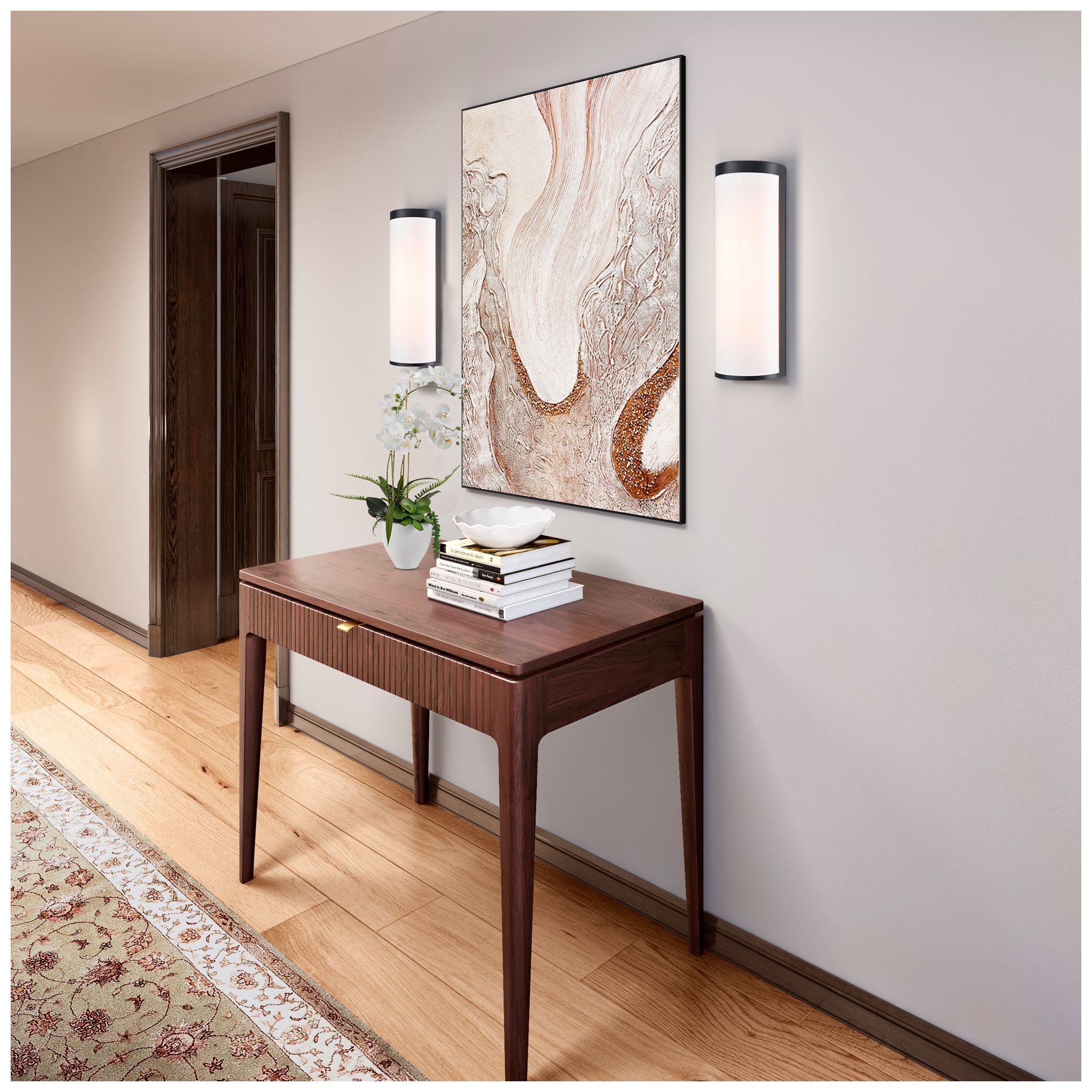 Image 4 ArtCraft High Street 18" High Black Wall Sconce more views