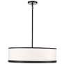 2_Artcraft High Street 24" Wide Black Drum Chandelier more views