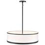 3_Artcraft High Street 24" Wide Black Drum Chandelier more views