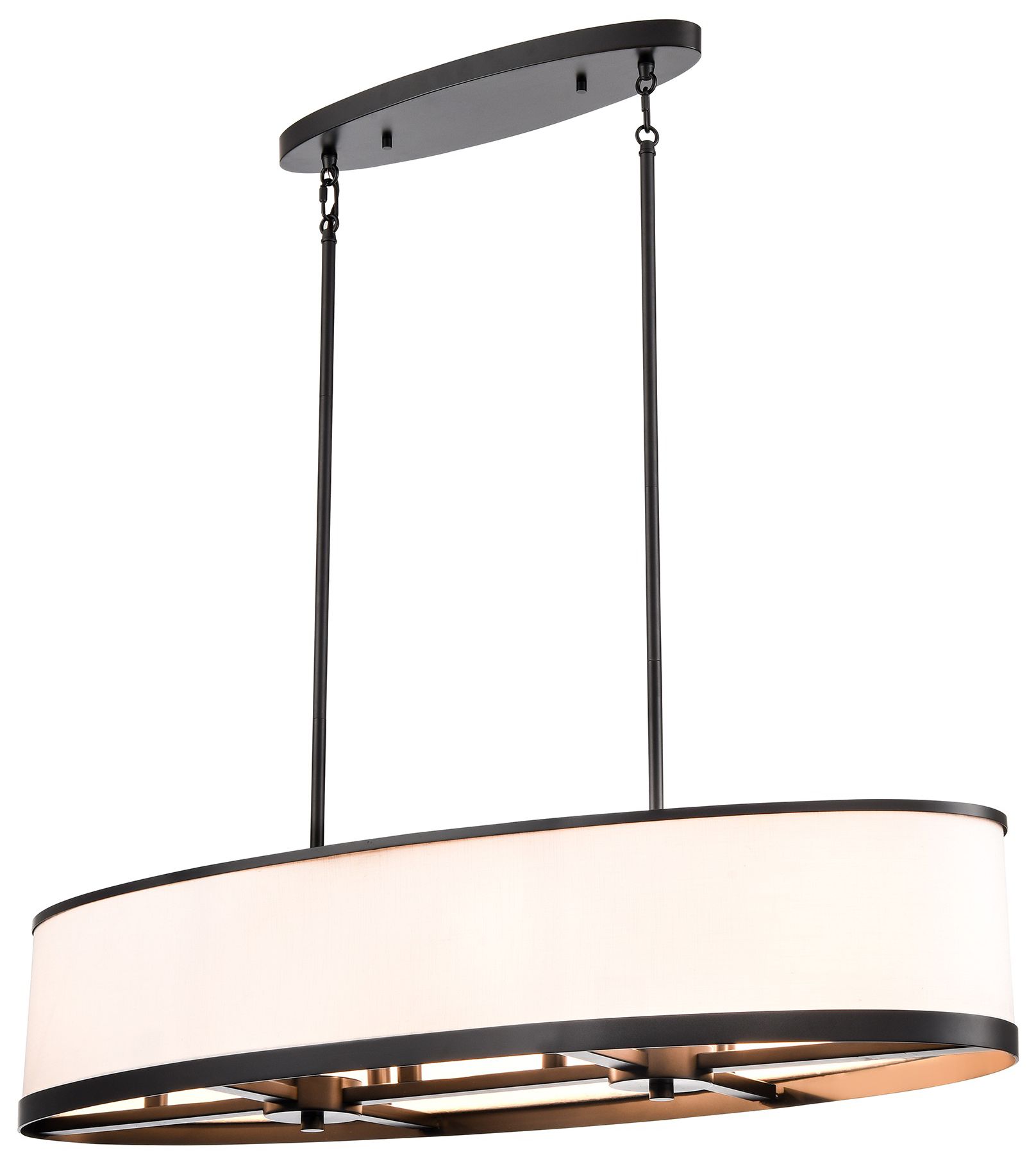 Image 2 Artcraft High Street 38" Wide Black Linear Chandelier more views