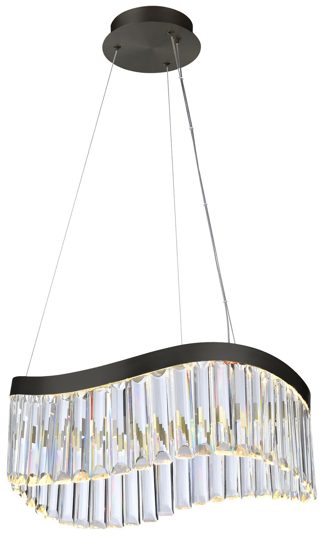 ArtCraft Jules 19 1/4" Wide Black LED Chandelier