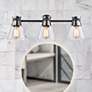 1_Artcraft Kanata 26 1/2" Black and Brushed Nickel 3-Light Bath Light