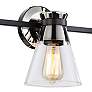 3_Artcraft Kanata 26 1/2" Black and Brushed Nickel 3-Light Bath Light more views