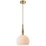 Thumbnail1 of Artcraft Kate 13 3/4" Wide Brushed Brass Pendant Light