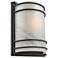 ArtCraft Keswick 13" High Black Outdoor Wall Light