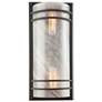 3_ArtCraft Keswick 16 1/4"H Black 2-Light Outdoor Wall Light more views