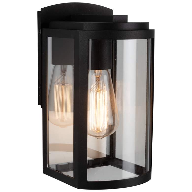 Image 1 Artcraft Lakewood 5" High Outdoor Wall Light Matte Black