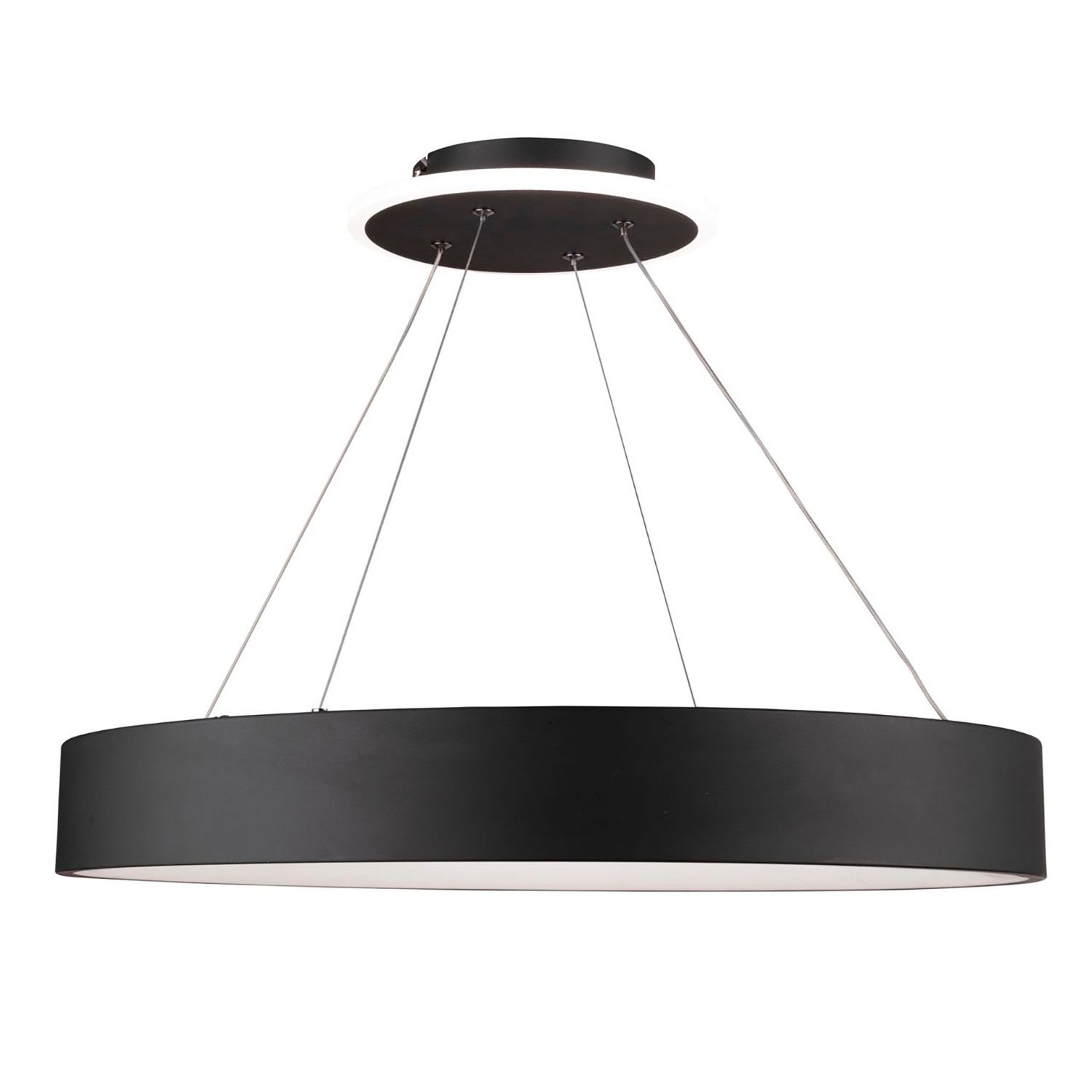 Image 5 Artcraft Lazio 23 1/2" Wide Black LED Ring Chandelier more views