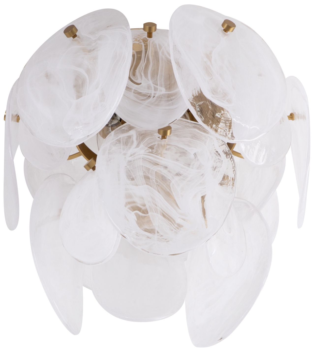 Image 5 Artcraft Lily 13 1/4" Wide Brushed Brass Ceiling Light more views