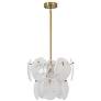 4_ArtCraft Lily 16 1/4" Wide Brushed Brass Chandelier more views