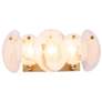 1_ArtCraft Lily 18 1/2" Wide Brushed Brass 3-Light Bath Light