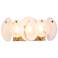 ArtCraft Lily 18 1/2" Wide Brushed Brass 3-Light Bath Light