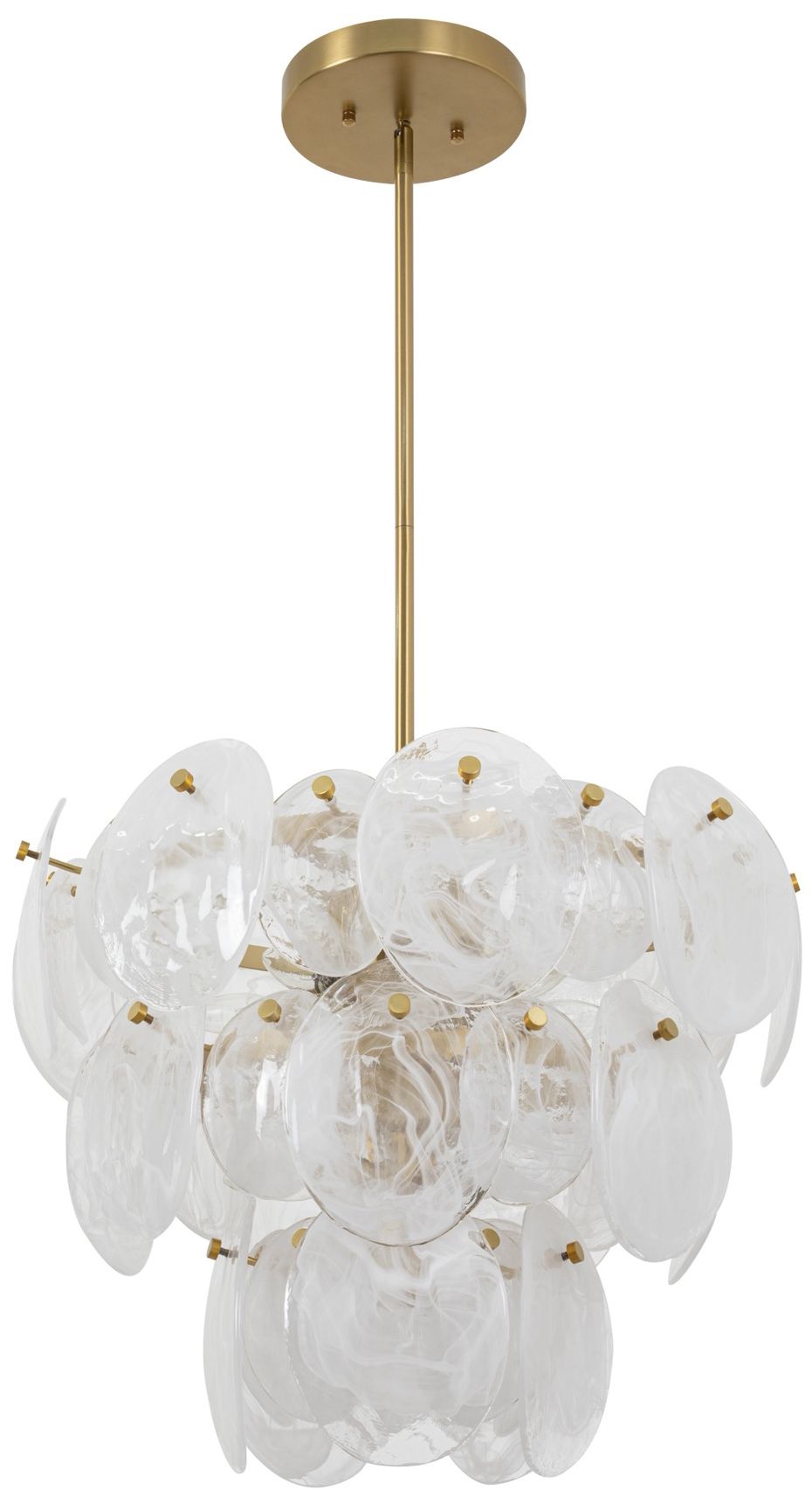 Image 6 ArtCraft Lily 23 1/2" Wide Brushed Brass Chandelier more views