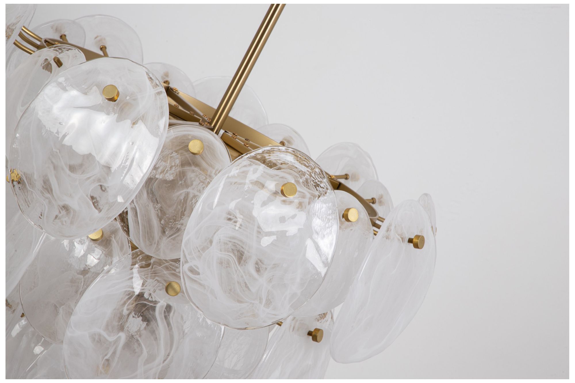 Image 7 ArtCraft Lily 23 1/2" Wide Brushed Brass Chandelier more views