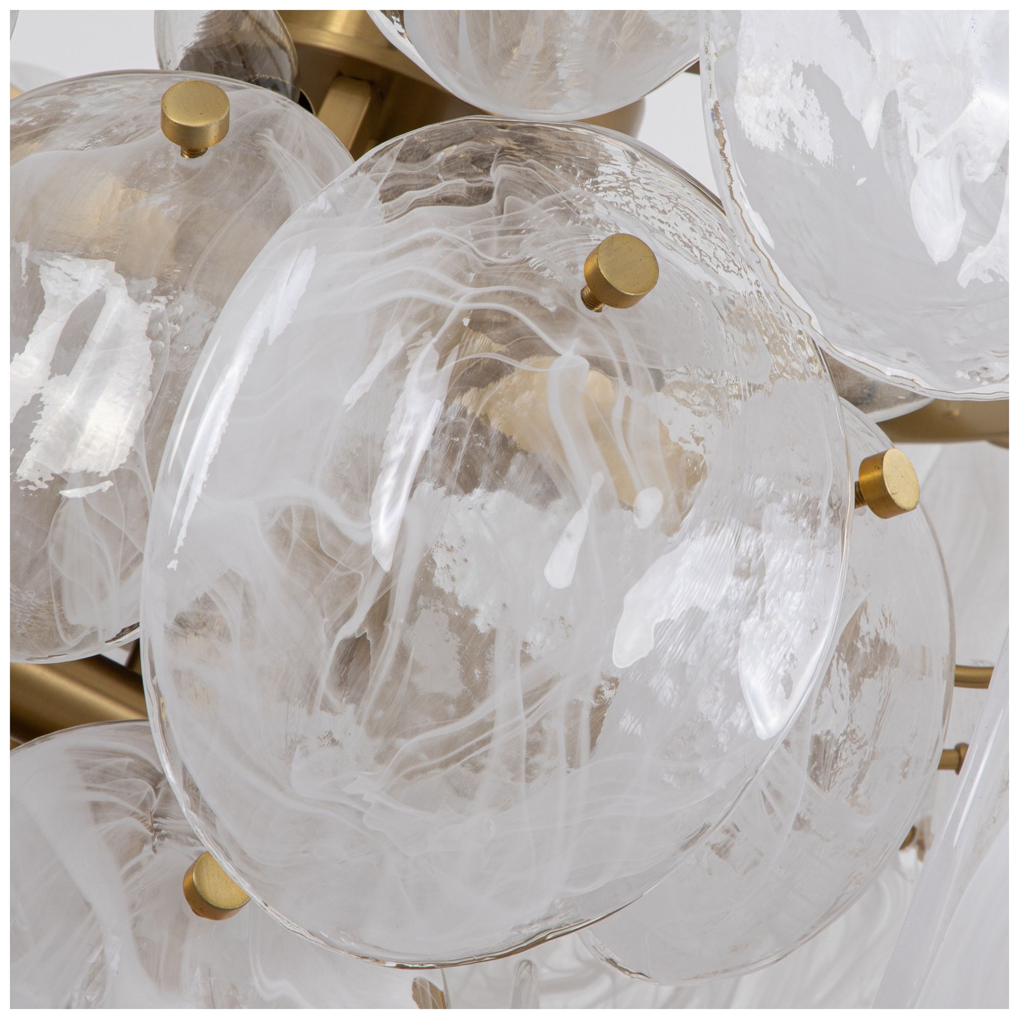 ArtCraft Lily 23 1/2" Wide Brushed Brass Chandelier