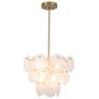 1_ArtCraft Lily 23 1/2" Wide Brushed Brass Chandelier