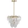 3_ArtCraft Lily 23 1/2" Wide Brushed Brass Chandelier more views