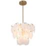 5_ArtCraft Lily 23 1/2" Wide Brushed Brass Chandelier more views