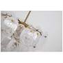 7_ArtCraft Lily 23 1/2" Wide Brushed Brass Chandelier more views