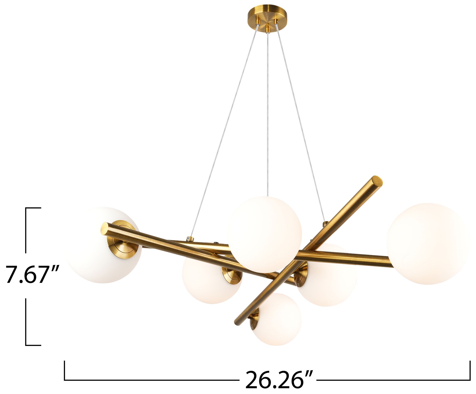 ArtCraft Lily 26 1/4" Wide Brushed Brass 4-Light Bath Light
