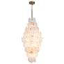 1_ArtCraft Lily 28" Wide Brushed Brass Chandelier
