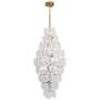2_ArtCraft Lily 28" Wide Brushed Brass Chandelier more views