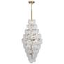 3_ArtCraft Lily 28" Wide Brushed Brass Chandelier more views