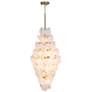 4_ArtCraft Lily 28" Wide Brushed Brass Chandelier more views