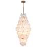 5_ArtCraft Lily 28" Wide Brushed Brass Chandelier more views