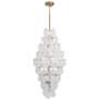 6_ArtCraft Lily 28" Wide Brushed Brass Chandelier more views